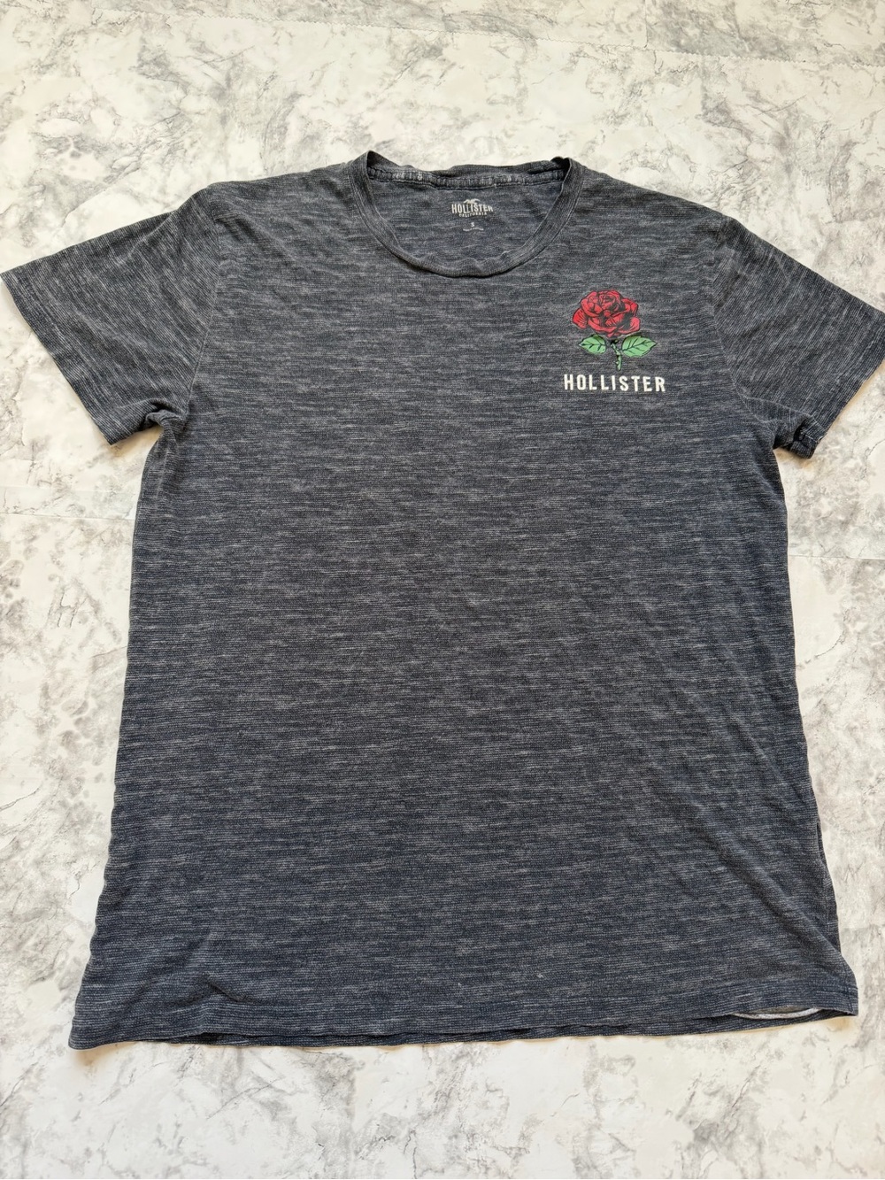Y2K Hollister California Rose Graphic Tee S